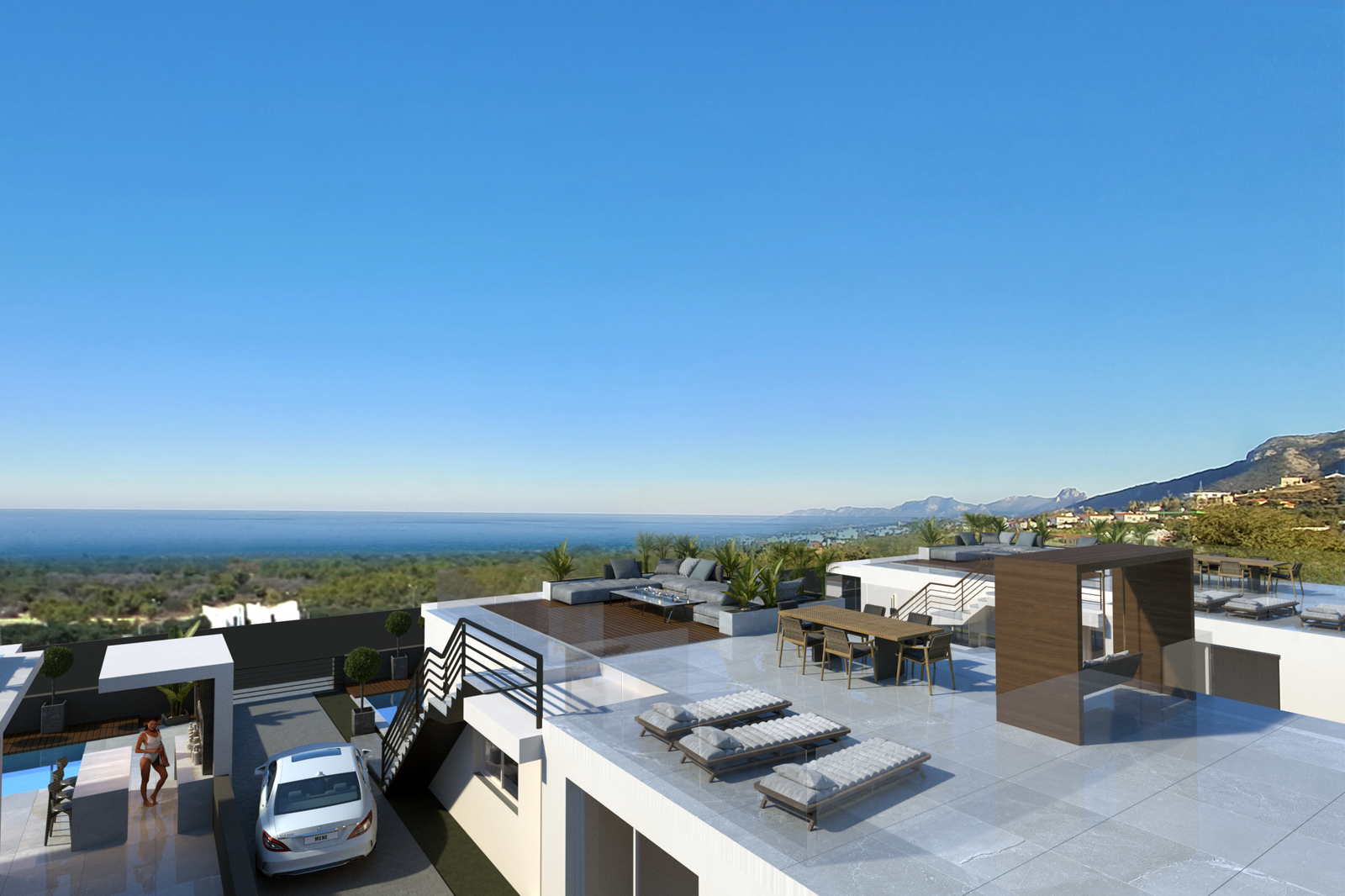 LUXURY VILLAS FOR SALE IN ESENTEPE, GIRNE, FROM THE PROJECT PHASE