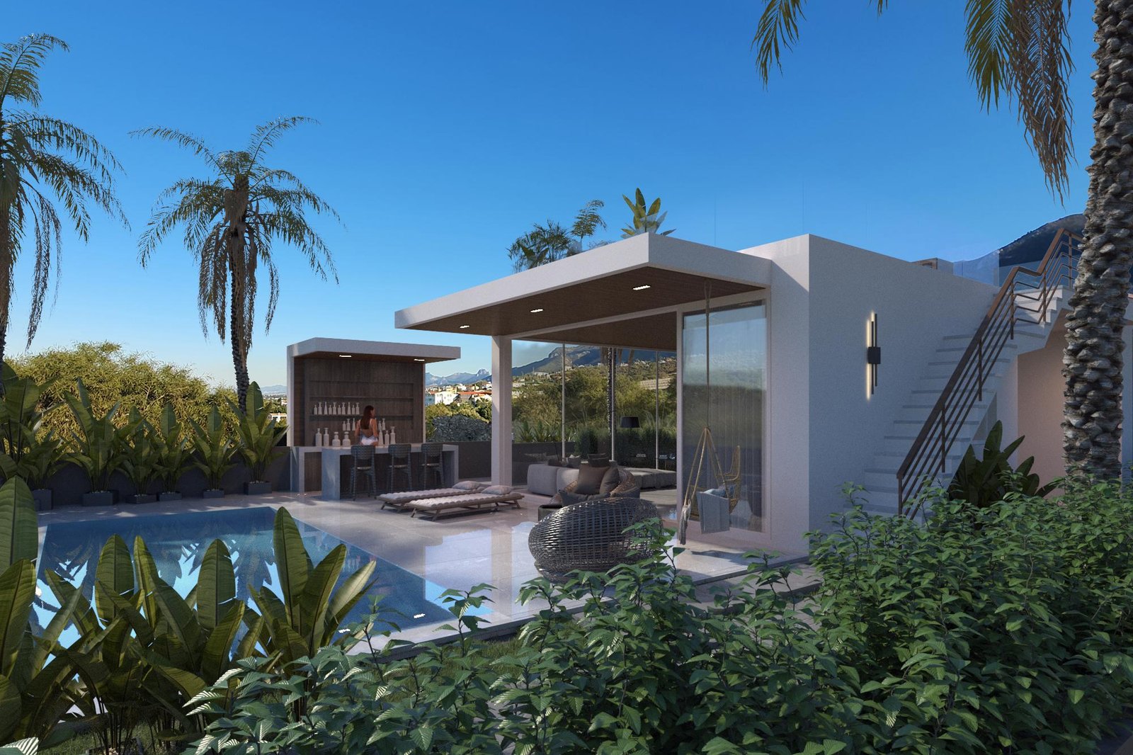 LUXURY VILLAS FOR SALE IN ESENTEPE, GIRNE, FROM THE PROJECT PHASE