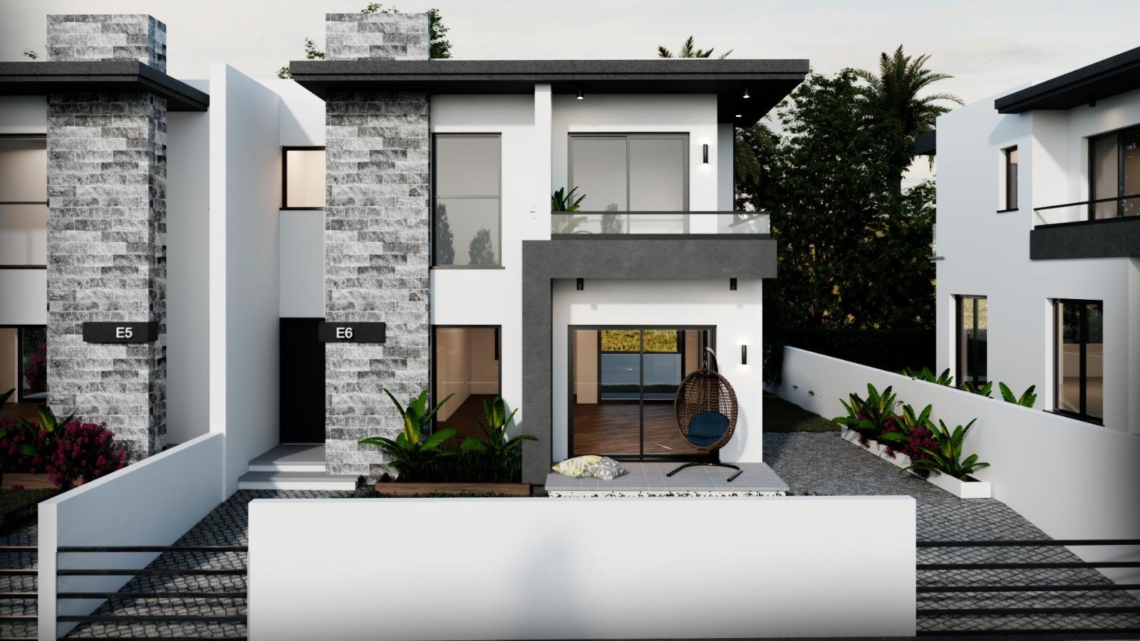 GİRNE YEŞİLTEPEDE PROJEDEN SATILIK 3+1 DUBLEX İKİZ VİLLA FIRSATI