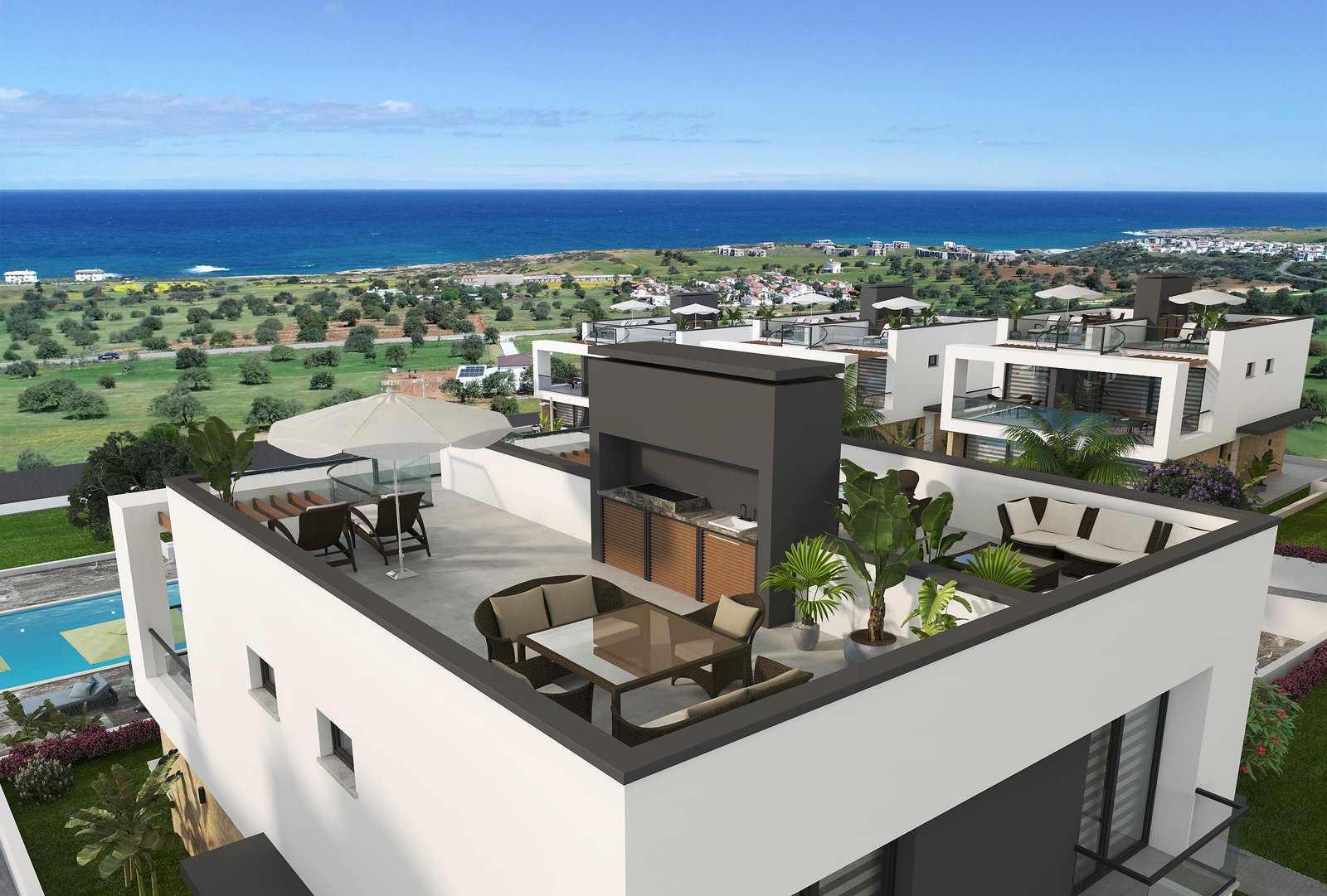 TATLISU'DA PROJEDEN %35 PEŞİNATLA SATILIK FIRSAT VİLLA, LOFT DAİRE