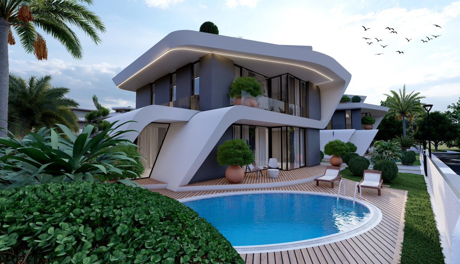 Neubauprojekt: Villa in Lapta, Girne