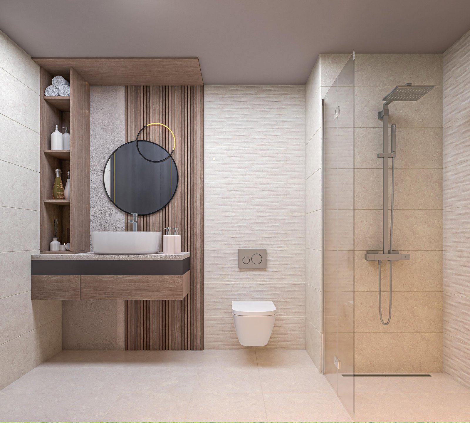 GİRNE BAHÇELİ BÖLGESİNDE LUKS MODERN TASARIM PROJE
