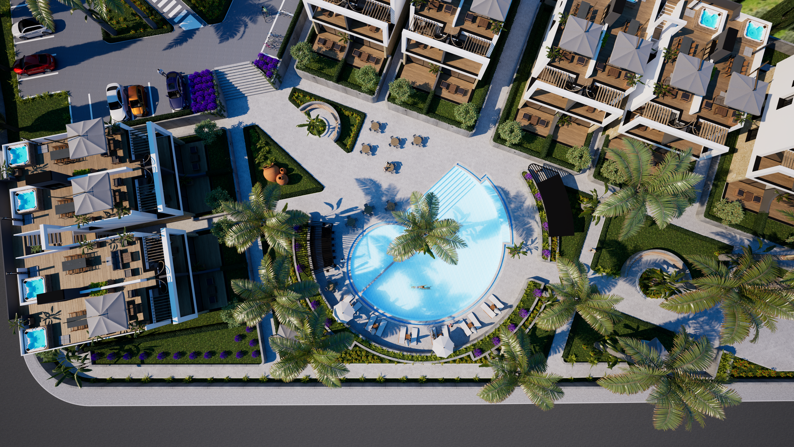 GİRNE LAPTA'DA PROJE AŞAMASINDAN SATILIK ULTRA LÜX 2+1 PENTHOUSE DAİRELER