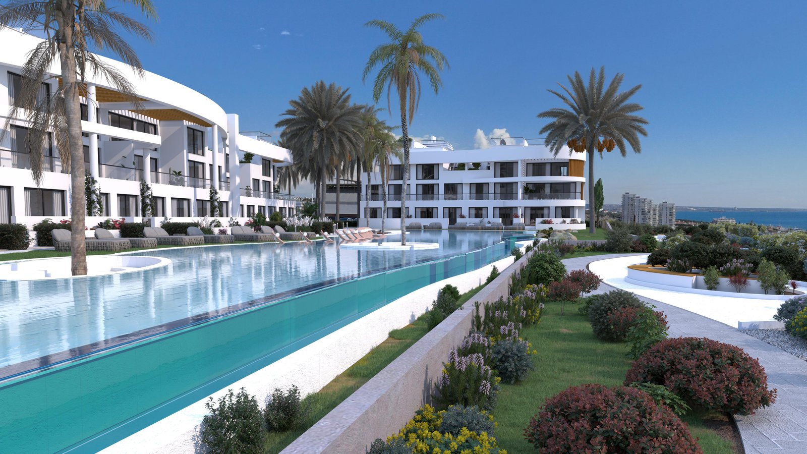 2+1 LOFT FLATS FOR SALE IN İSKELE FROM THE PROJECT PHASE