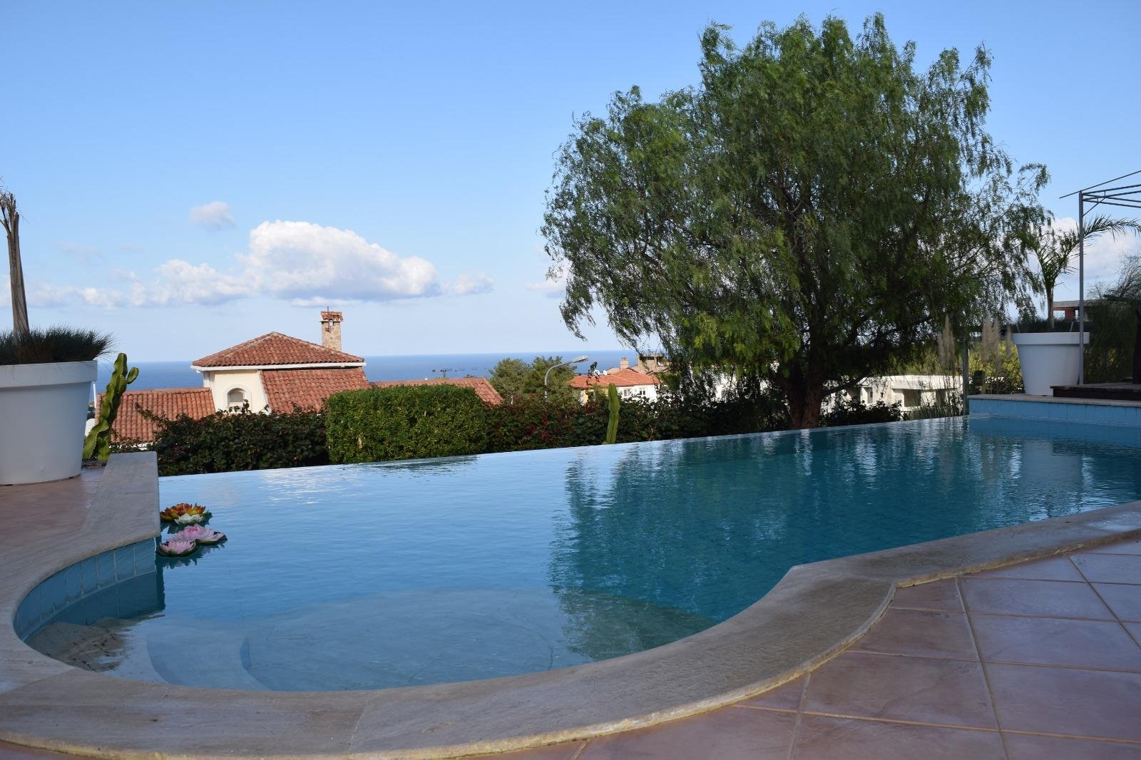 LUXURY MODERN VILLA WITH UNOBSTRUCTED VIEWS FOR SALE IN ZEYTİNLİK, GIRNE