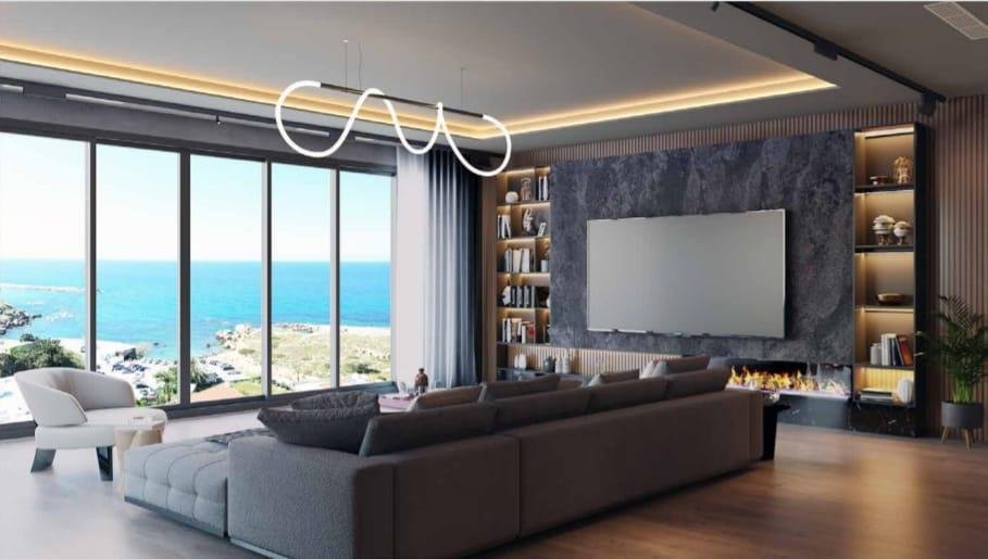 SEA FRONT 2+1 APARTMENT FOR SALE IN KYRENIA CITY CENTER!