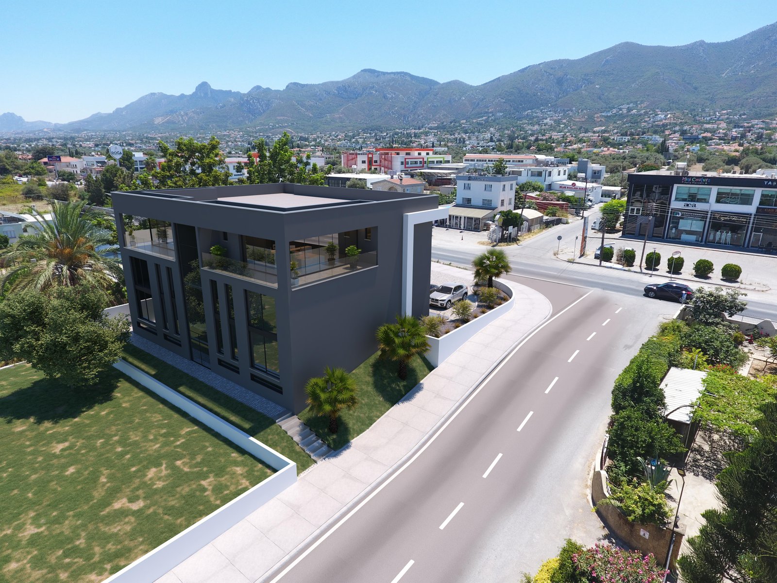 Neubauprojekt: Gewerbefläche in Karakum, Girne