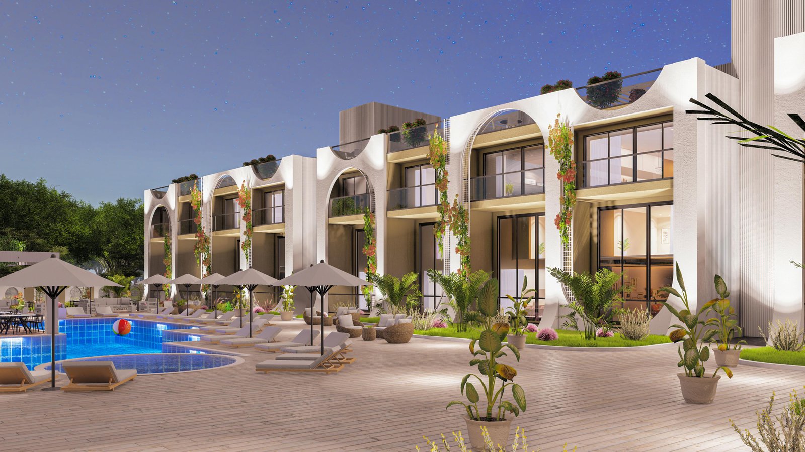 GİRNE BAHÇELİ BÖLGESİNDE PROJEDEN SATILIK LÜKS LOFT DAİRELER