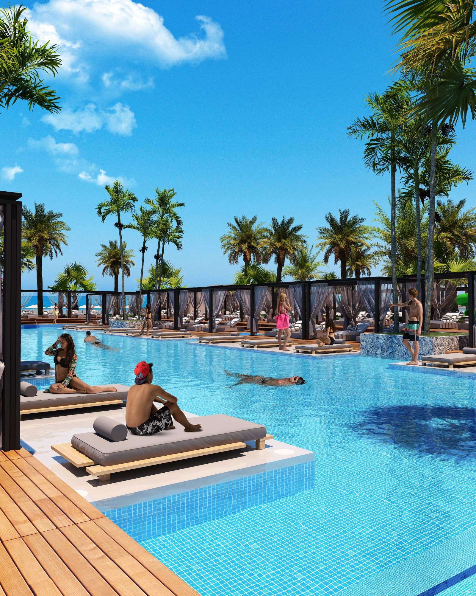 LUXURY FLATS FOR SALE FROM THE PROJECT IN LEFKE GAZİVEREN AREA WITH SPECIAL PRICES AND FLEXIBLE PAYMENT OPTIONS
