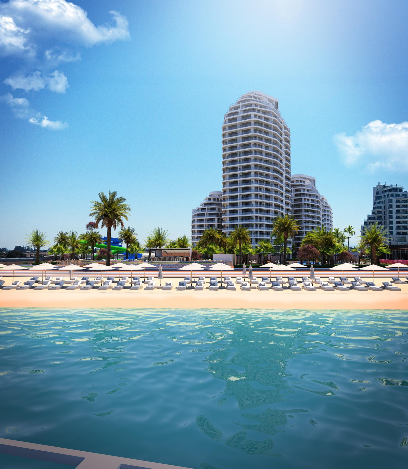 LUXURY FLATS FOR SALE FROM THE PROJECT IN LEFKE GAZİVEREN AREA WITH SPECIAL PRICES AND FLEXIBLE PAYMENT OPTIONS