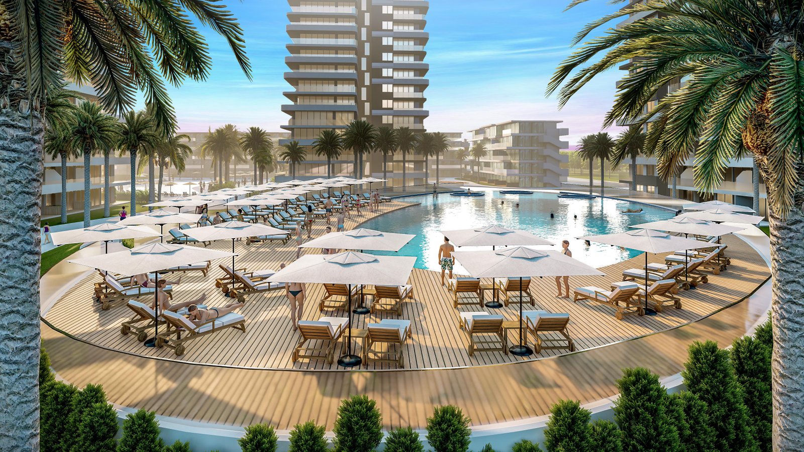 İSKELE LONG BEACH BÖLGESİNDE KONSEPT PROJEDEN SATILIK LÜKS MODERN DAİRE
