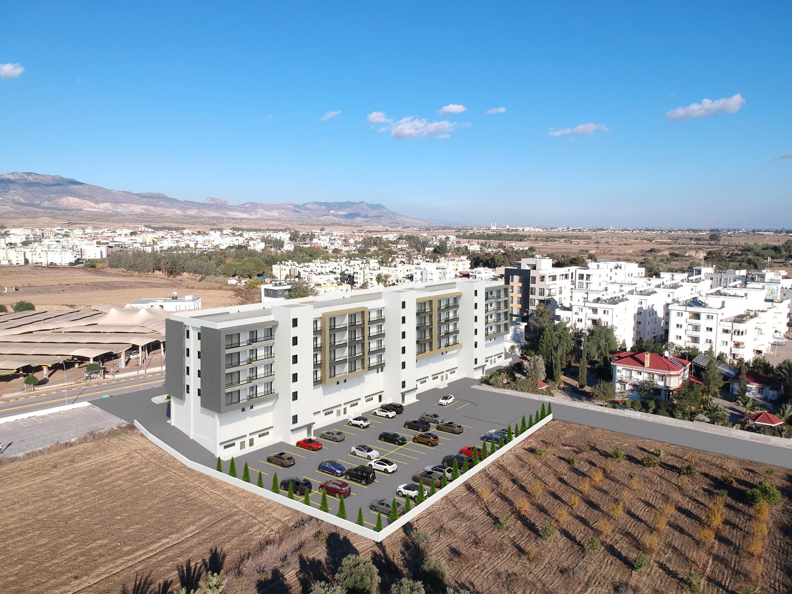 LEFKOŞA KÜÇÜKKAYMAKLI BÖLGESİNDE MODERN YAŞAMIN AYRICALIĞINI SUNAN ESNEK ÖDEME PLANINA SAHİP DÜKKAN ve DAİRELER