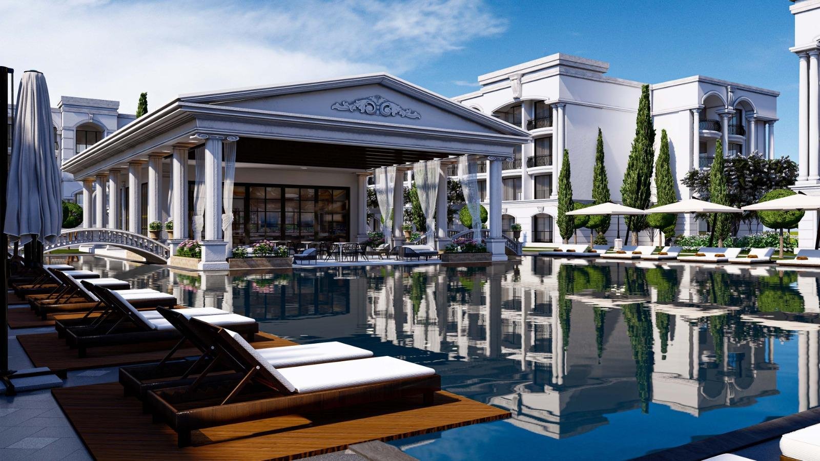 1+0 AND 2+1 SUITE ROOMS FOR SALE FROM THE HOTEL CONCEPT PROJECT IN ISKELE BAFRA REGION