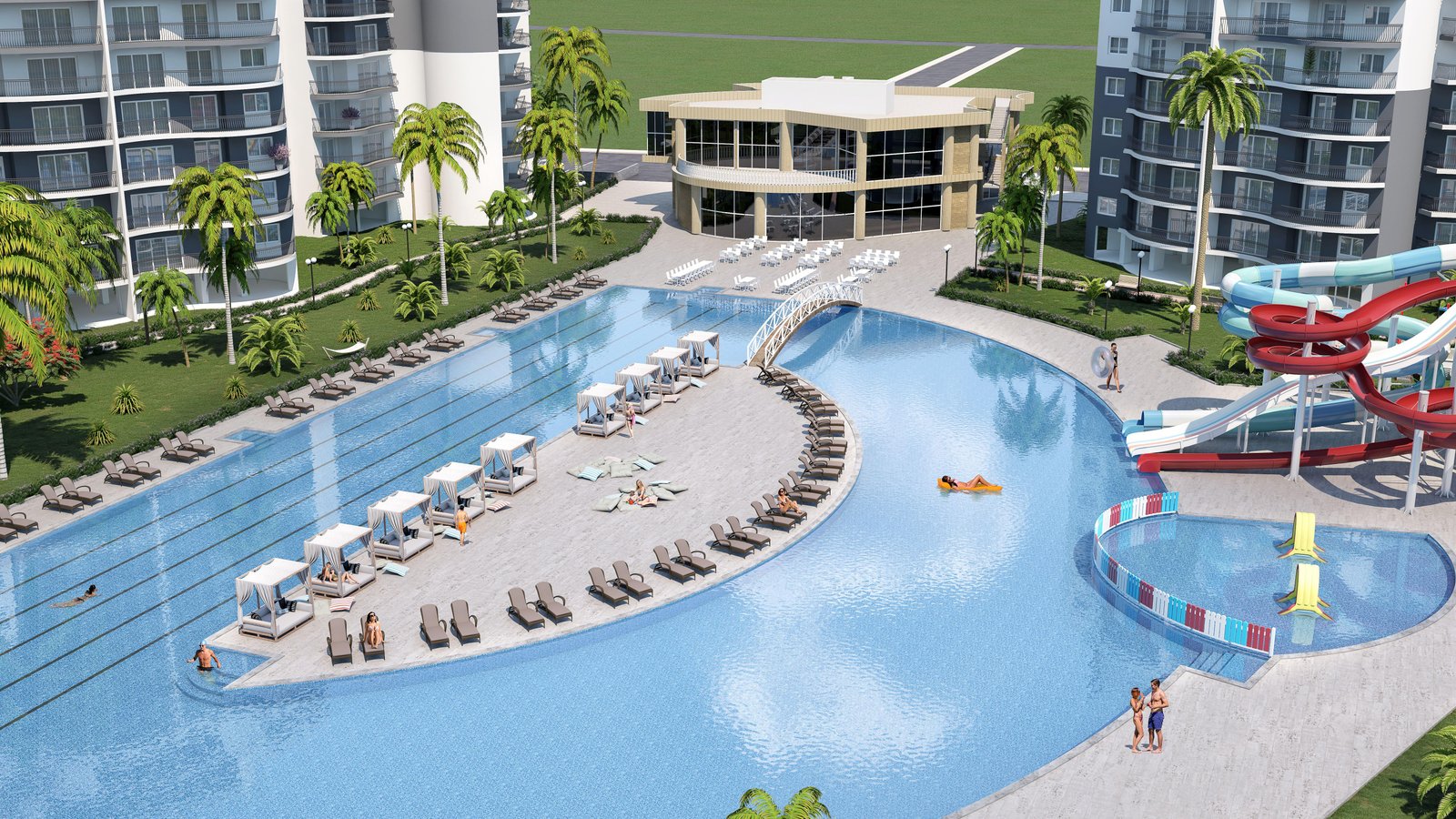 COMFORTABLE AND STYLISH PROJECT HOUSING OPTIONS FOR SALE IN İSKELE LONG BEACH AREA