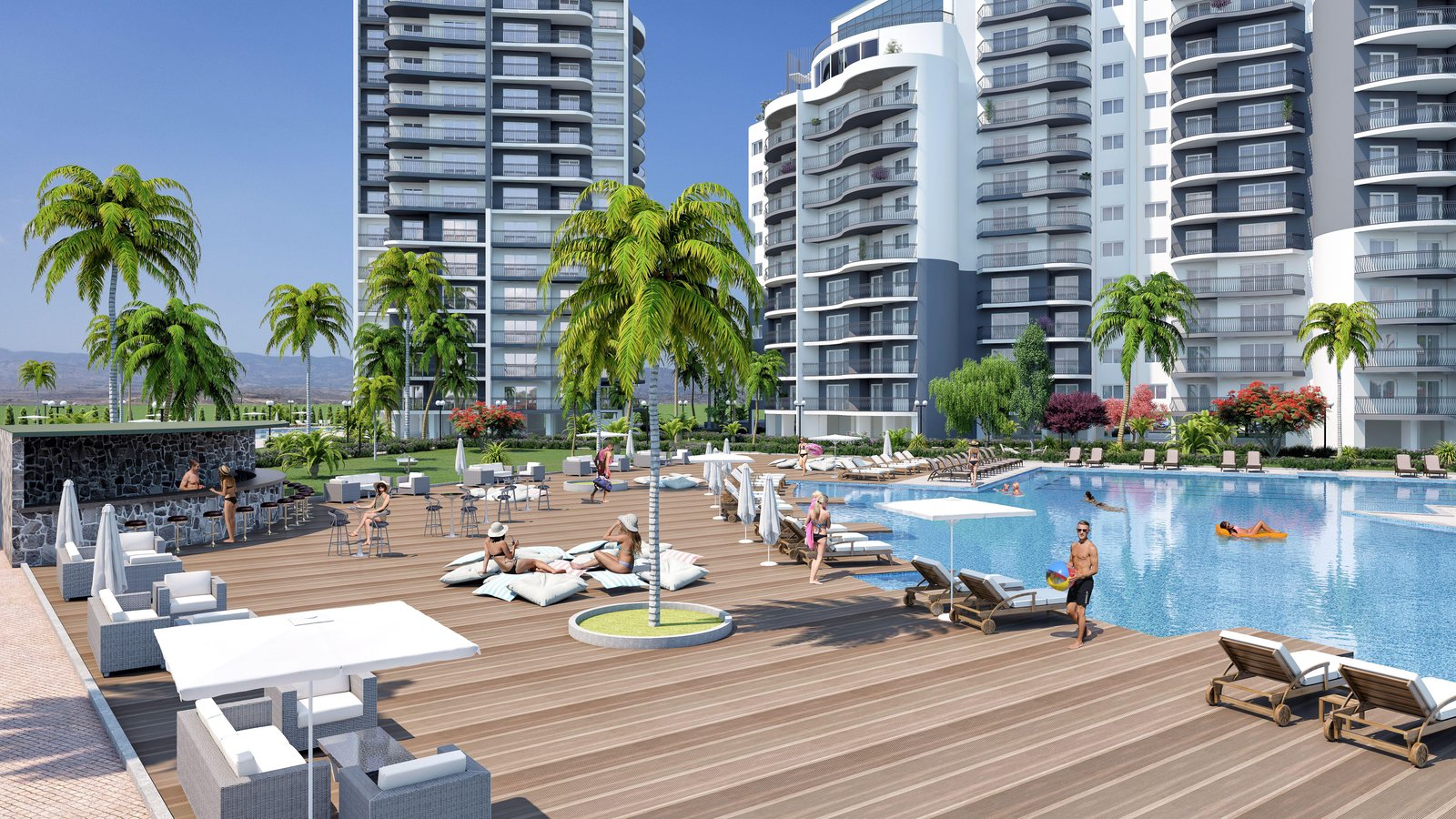 COMFORTABLE AND STYLISH PROJECT HOUSING OPTIONS FOR SALE IN İSKELE LONG BEACH AREA